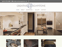 Tablet Screenshot of creativesoapstone.com